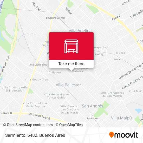 Mapa de Sarmiento, 5482