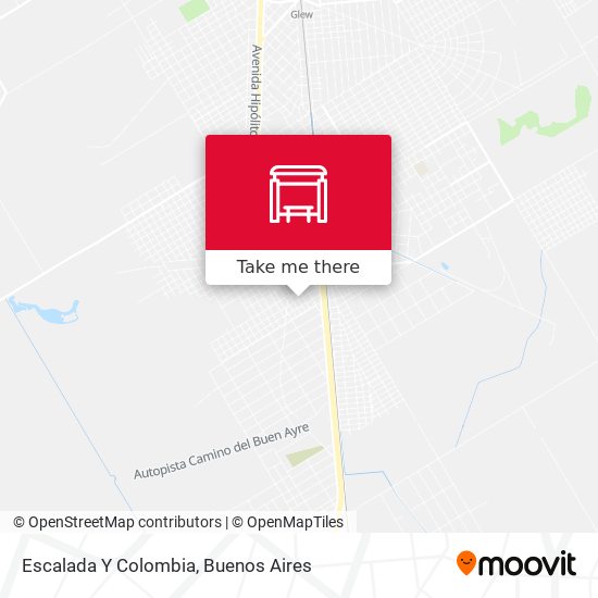 Escalada Y Colombia map