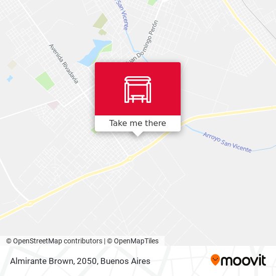 Almirante Brown, 2050 map