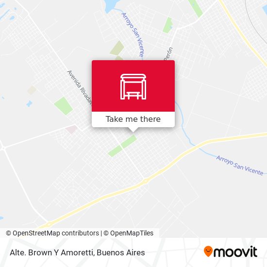 Alte. Brown Y Amoretti map