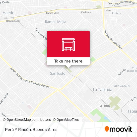 Perú Y Rincón map