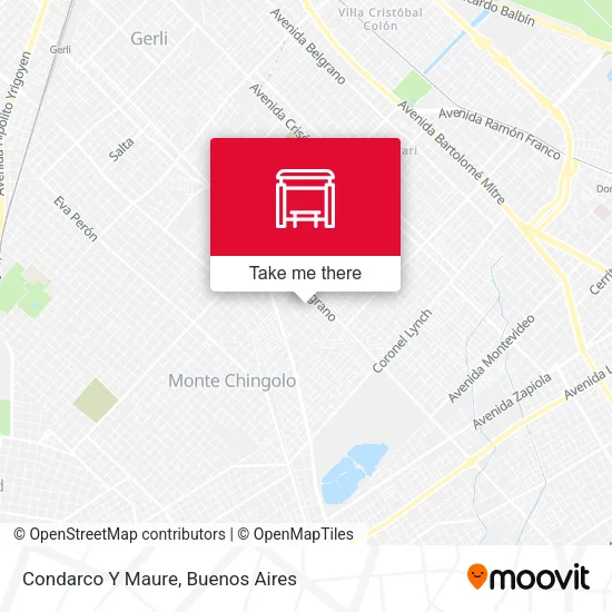 Condarco Y Maure map