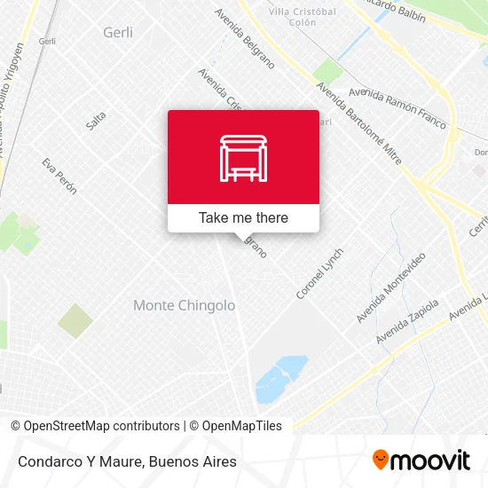 Condarco Y Maure map