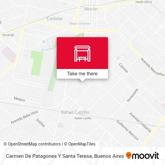 Carmen De Patagones Y Santa Teresa map
