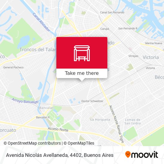 Avenida Nicolás Avellaneda, 4402 map