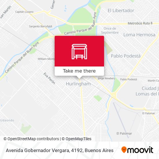 Avenida Gobernador Vergara, 4192 map