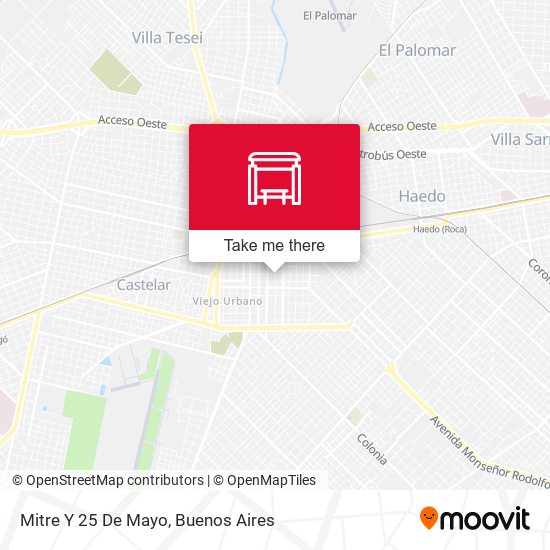 Mapa de Mitre Y 25 De Mayo