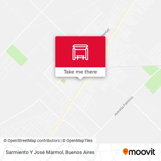 Sarmiento Y José Mármol map