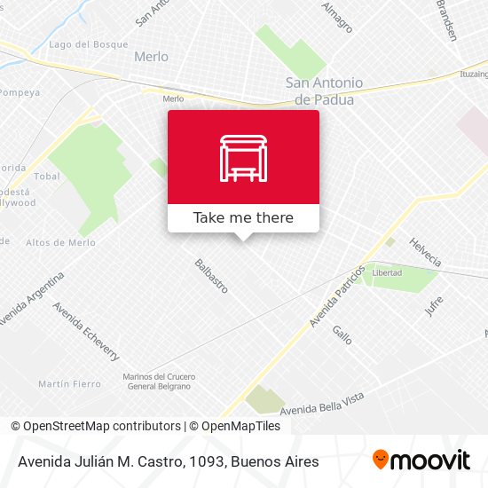 Avenida Julián M. Castro, 1093 map