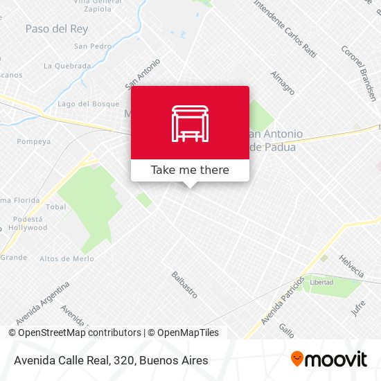 Mapa de Avenida Calle Real, 320