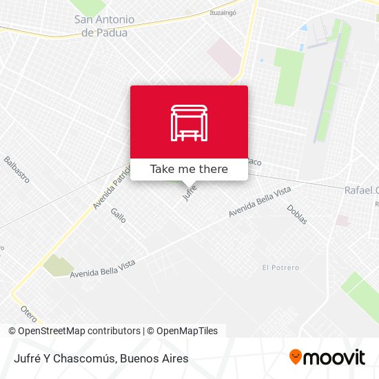 Mapa de Jufré Y Chascomús