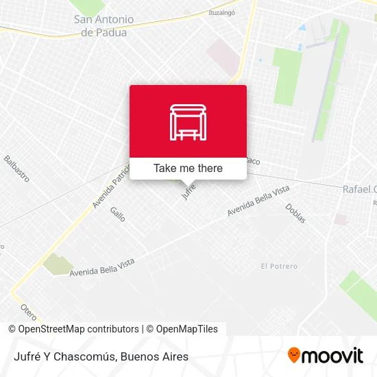 Jufré Y Chascomús map