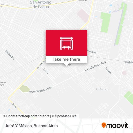 Jufré Y México map