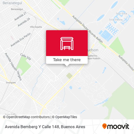 Avenida Bemberg Y Calle 148 map