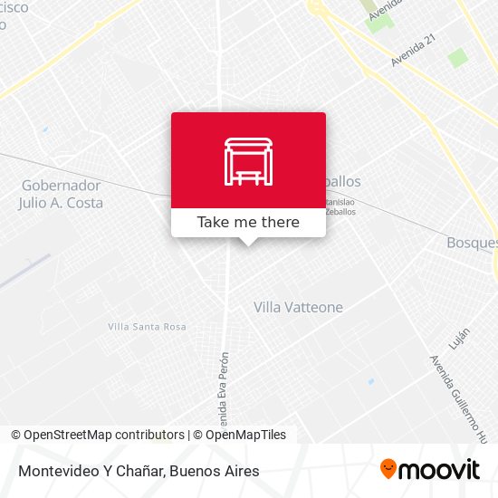 Mapa de Montevideo Y Chañar
