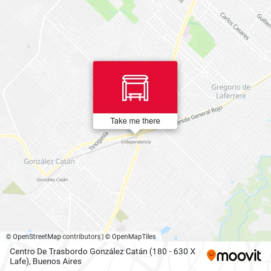 Centro De Trasbordo González Catán (180 - 630 X Lafe) map