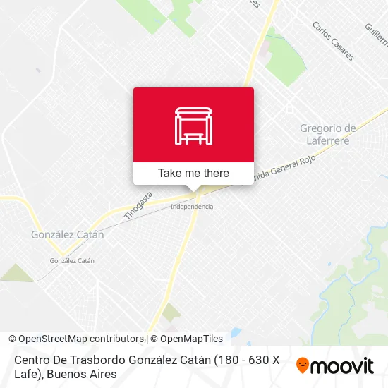 Centro De Trasbordo González Catán (180 - 630 X Lafe) map