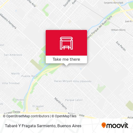 Tabaré Y Fragata Sarmiento map