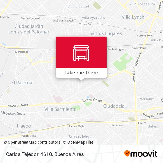 Mapa de Carlos Tejedor, 4610