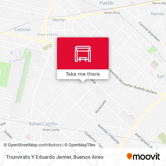 Mapa de Triunvirato Y Eduardo Jenner
