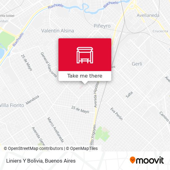 Mapa de Liniers Y Bolivia