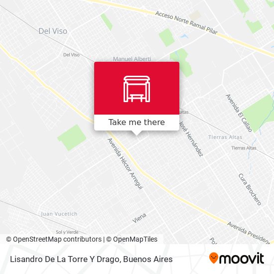 Lisandro De La Torre Y Drago map