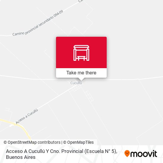 Acceso A Cucullú Y Cno. Provincial (Escuela N° 5) map