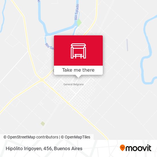 Mapa de Hipólito Irigoyen, 456