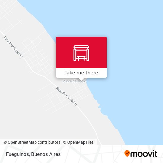 Mapa de Fueguinos