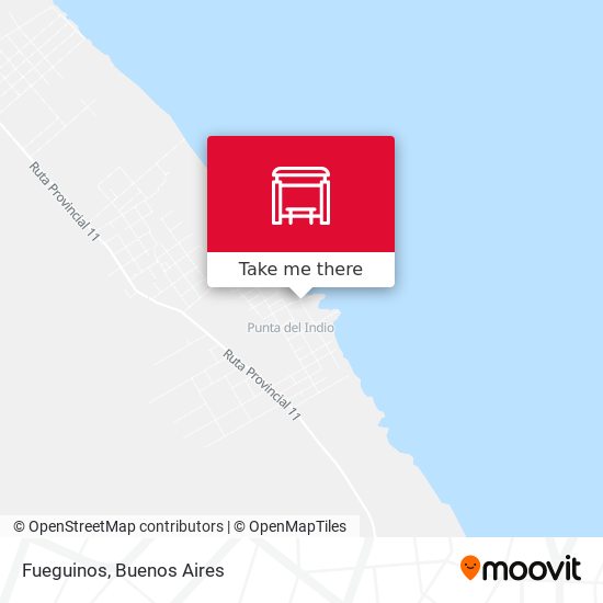 Mapa de Fueguinos