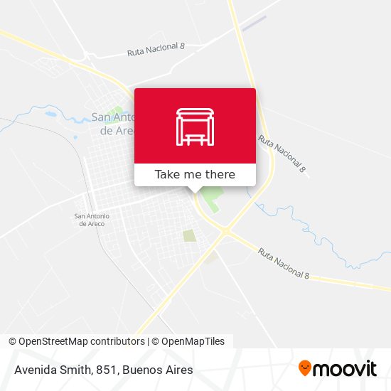 Mapa de Avenida Smith, 851