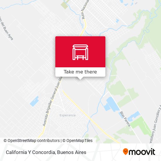 Mapa de California Y Concordia