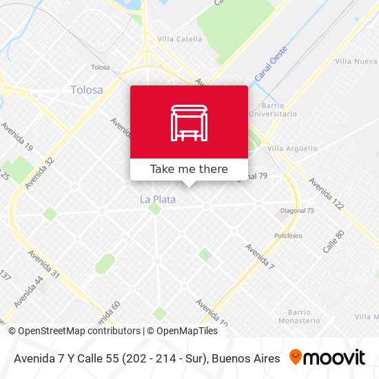 Avenida 7 Y Calle 55 (202 - 214 - Sur) map