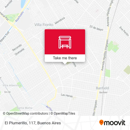 El Plumerillo, 117 map