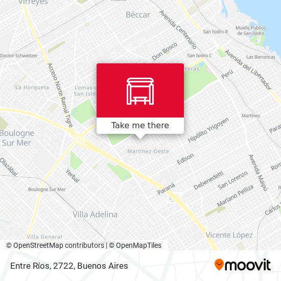 Entre Ríos, 2722 map