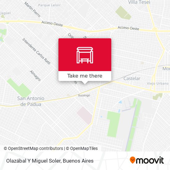 Olazábal Y Miguel Soler map