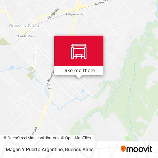 Mapa de Magan Y Puerto Argentino
