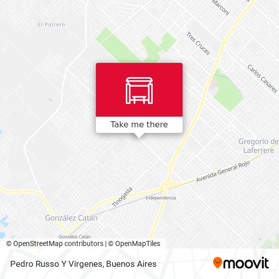 Pedro Russo Y Vírgenes map