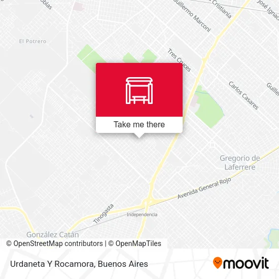 Mapa de Urdaneta Y Rocamora