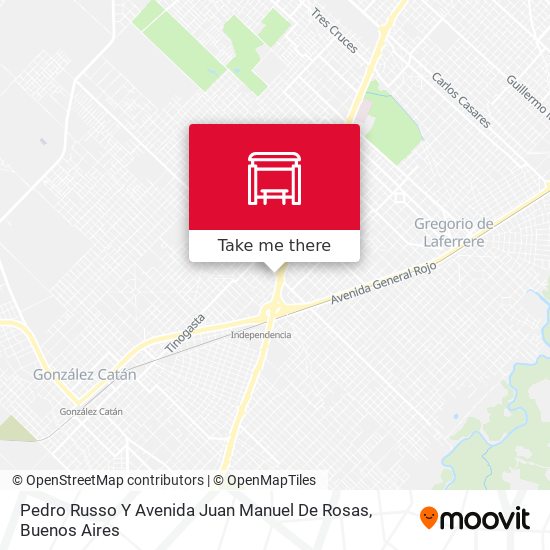 Pedro Russo Y Avenida Juan Manuel De Rosas map