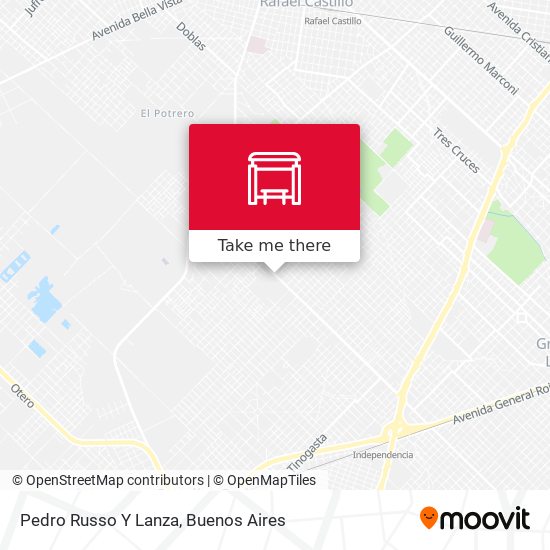 Pedro Russo Y Lanza map
