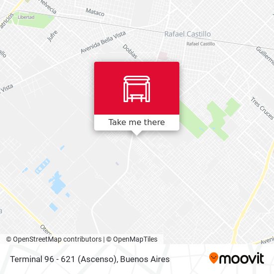 Terminal 96 - 621 (Ascenso) map