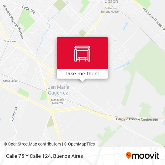 Mapa de Calle 75 Y Calle 124