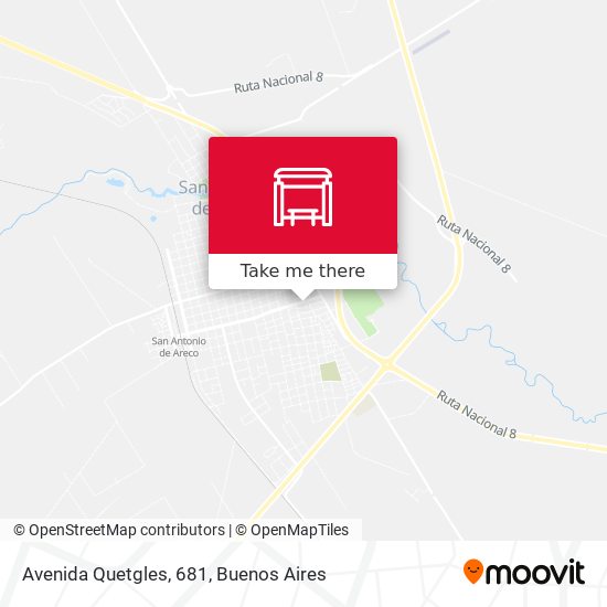 Mapa de Avenida Quetgles, 681