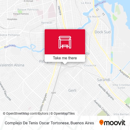 Complejo De Tenis Oscar Tortonese map