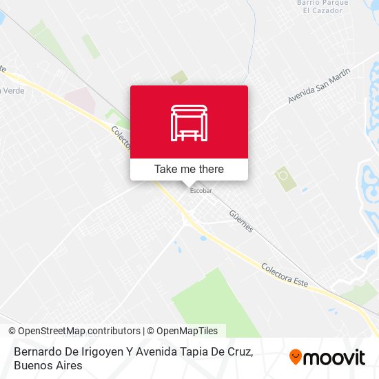 Mapa de Bernardo De Irigoyen Y Avenida Tapia De Cruz