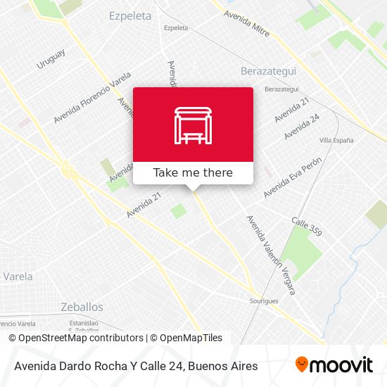 Mapa de Avenida Dardo Rocha Y Calle 24