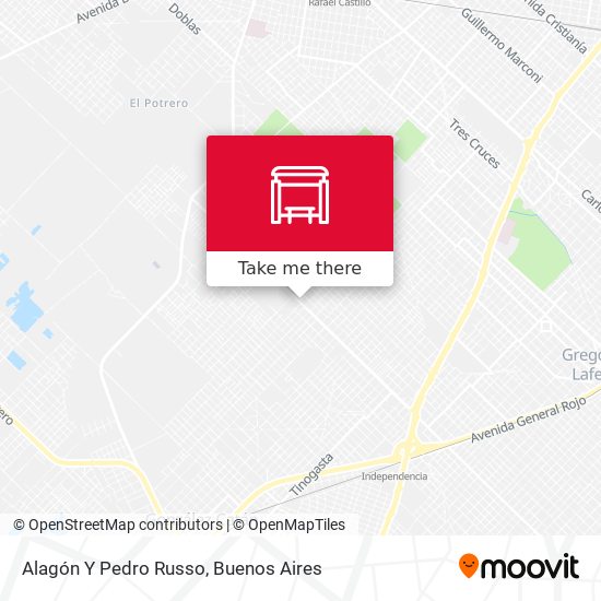 Alagón Y Pedro Russo map