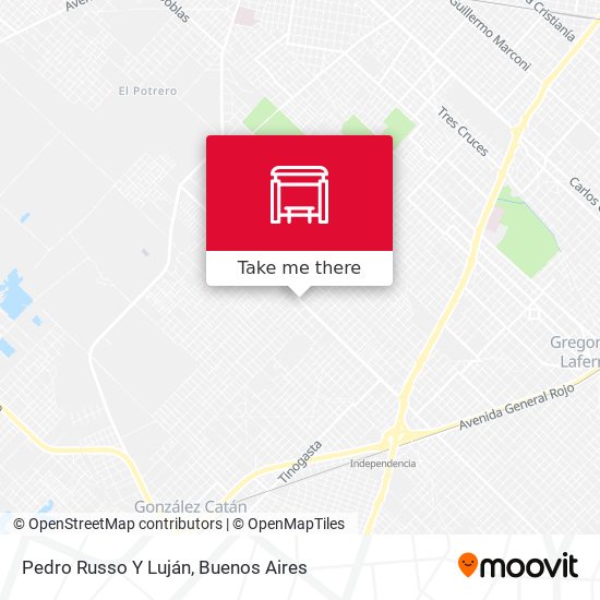 Pedro Russo Y Luján map