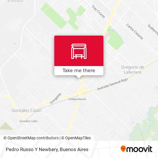 Pedro Russo Y Newbery map